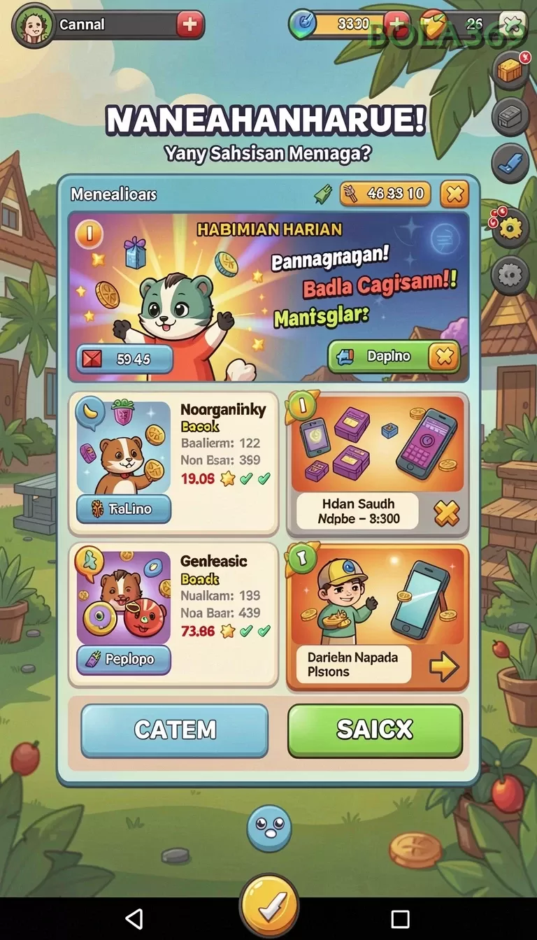 Cuplikan layar MENANGBET — halaman utama