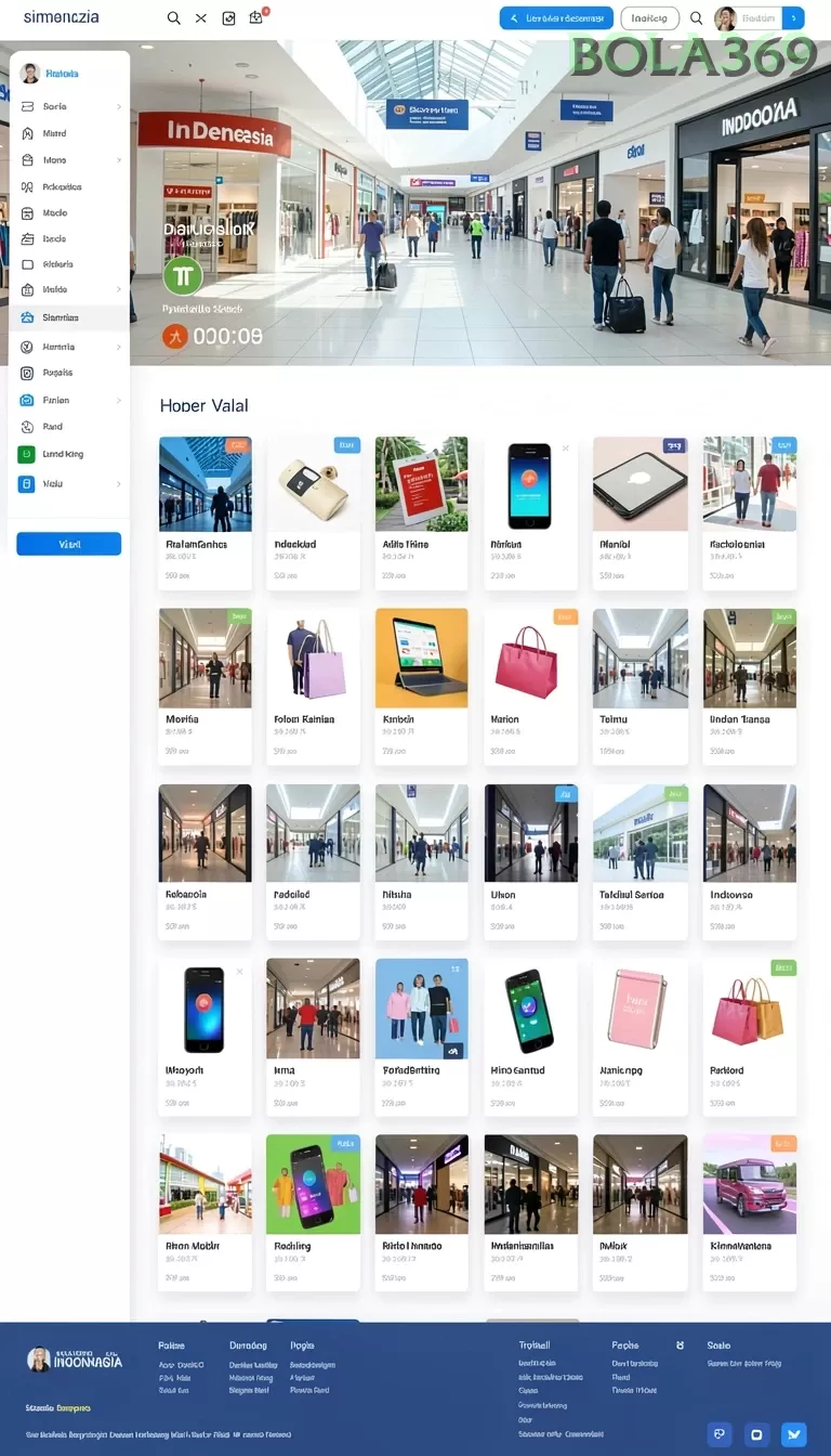 Cuplikan layar UPDATES — halaman utama
